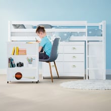 Kingston Single Pine Wood Mid Sleeper Bed